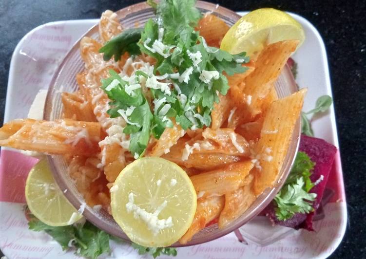 Spicy Tomato Pasta(kids favourite) 😋😋😋♥️♥️♥️