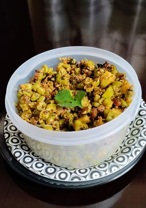 A picture of French Beans Poriyal.
