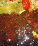 Medallones de lomo o peceto con salsa agridulce