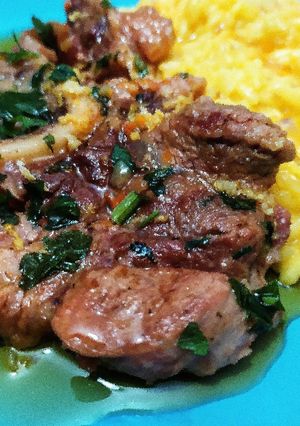 A picture of Ossobuco alla Milanese.