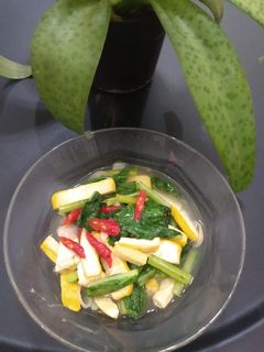 Foto resep 73. Oseng Sawi Tahu Kuning