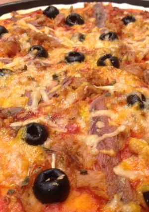 Foto principal de Pizza sin gluten de atún y anchoas