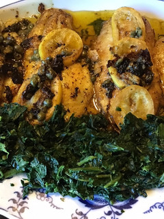 A picture of California Farm Catfish Filets in Lemon Butter.