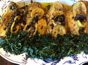 A picture of California Farm Catfish Filets in Lemon Butter.