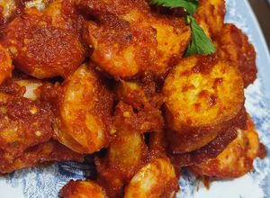 Foto resep UDANG TOFU BALADO ala PAGI SORE