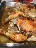 Pollo asado a las finas hierbas