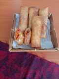 Lumpia isi wortel kol kornet