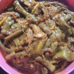 A picture of কচুর লতি চচ্চড়ি.