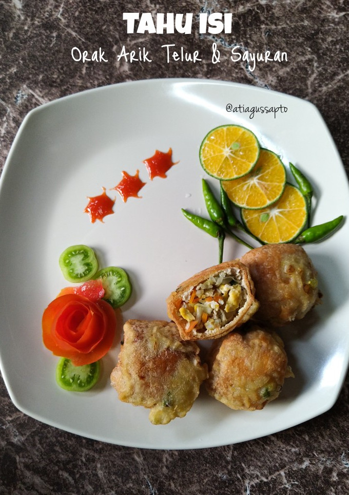 Foto resep Tahu Isi Orak Arik Telur & Sayuran (253)