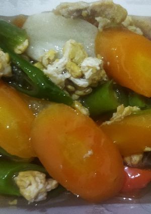 Foto resep Tumis wortel, buncis dan jagung