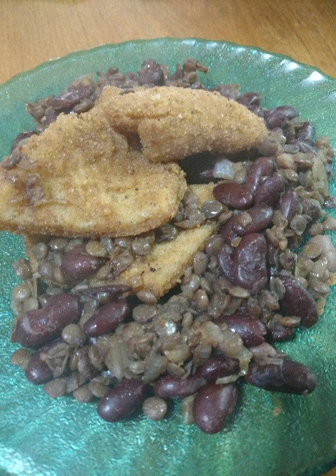 Una foto de Milanesas de mondongo #platounico