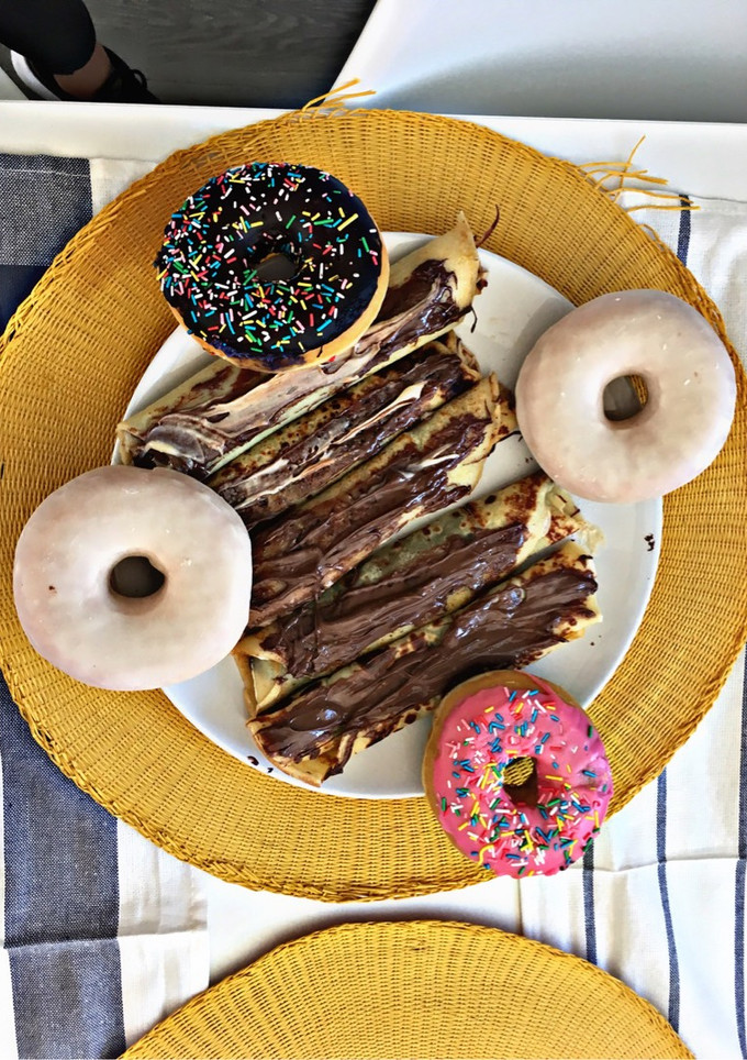 Una foto de Crepes nutella🥞 🍫