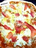 🍕🍕Pizza integral sin levadura con jamón Serrano 🤤🤤