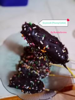 Foto resep Es pixcok (Pisang Coklat)