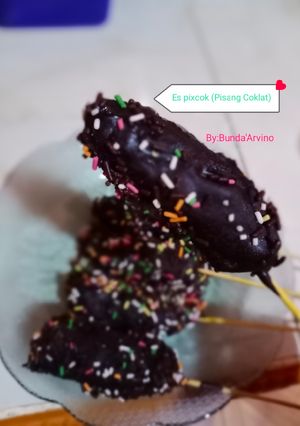 Foto resep Es pixcok (Pisang Coklat)
