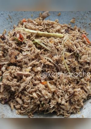 Foto resep Pampis Tongkol Suwir 5 Bahan #MaMaKei