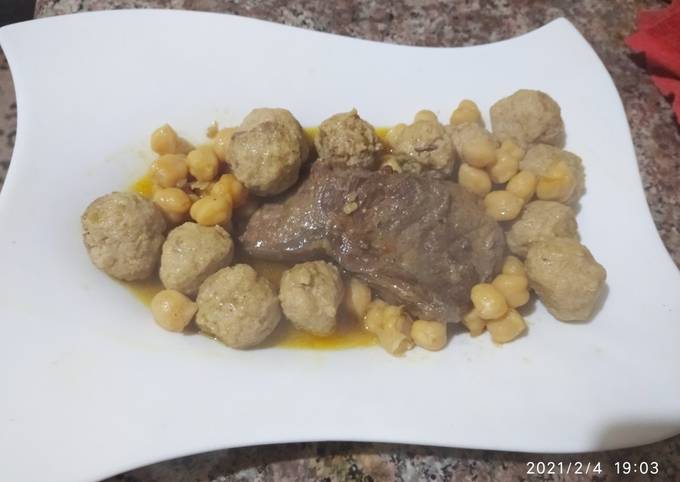 Boules de viande hachée au viande