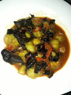 Foto resep Tumis gambas jamur kuping