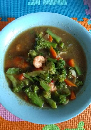Foto resep Tumis Udang Brokoli