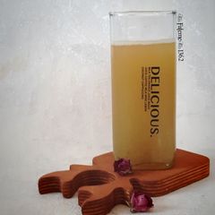 A picture of Persian Sour Grape & Rosewater Syrup (Sharbat-e Abghooreh).