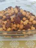 Mi receta de garbanzos de bote con chorizo, jamón serrano, cebolla y ajos
