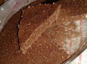 Una foto de Torta de chocolate al microondas (versión diet)