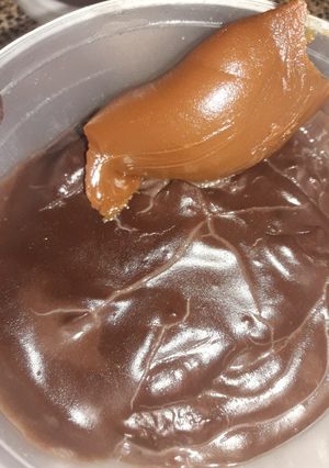Una foto de Crema de chocolate fácil