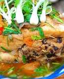 Cá nhồi thịt hấp