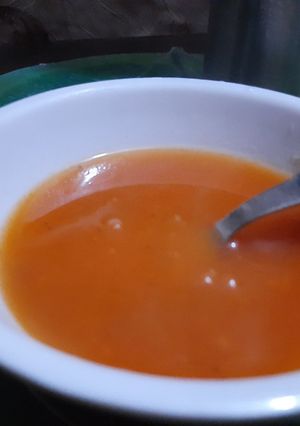 A picture of Knorr tomato cup soup.