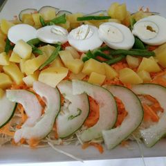 Simple vegetable salad A picture of Simple vegetable salad.
