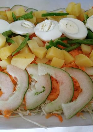 A picture of Simple vegetable salad.