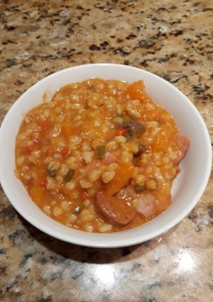 Una foto de Locro de trigo