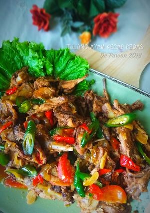 Foto resep Tulang ayam pedas