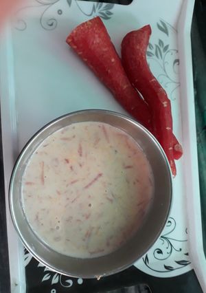 गाजर की खीर (Gajar ki kheer recipe in Hindi) रेसिपी मुख्य फोटो