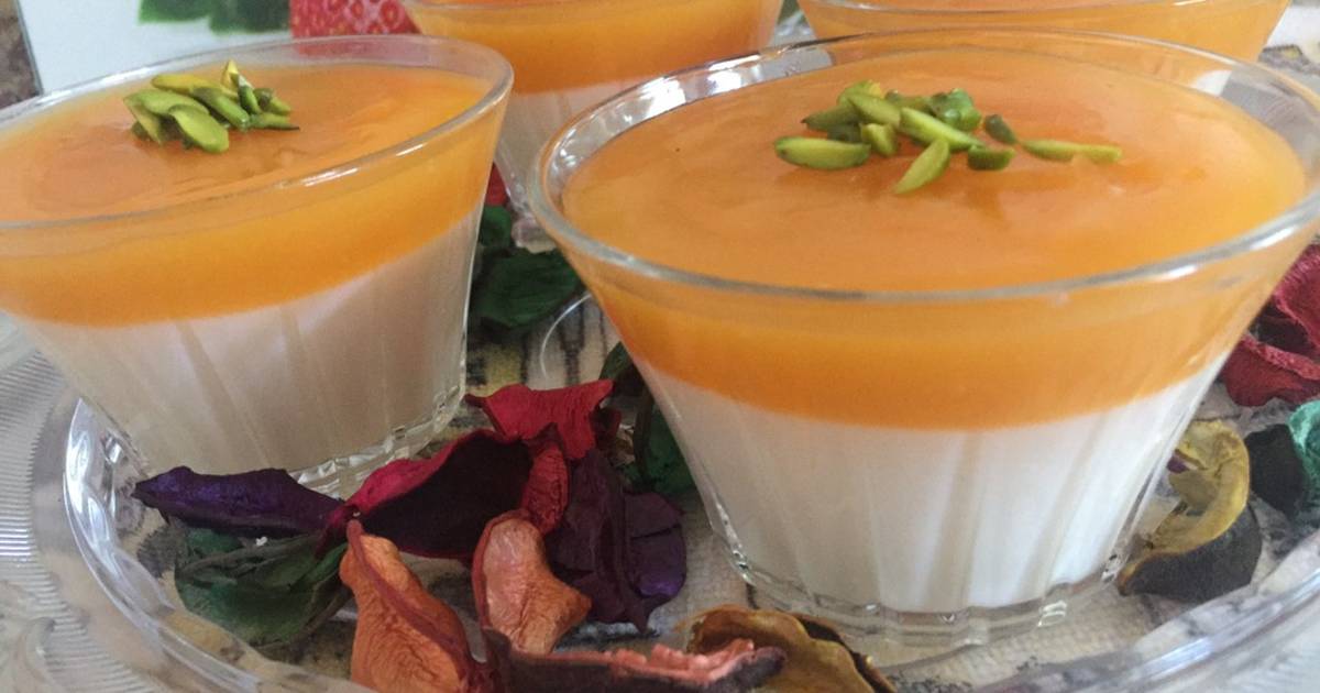 طريقة عمل مهلبية قمرالدين بالحليب 69 وصفة مهلبية قمرالدين بالحليب سهلة وسريعة كوكباد