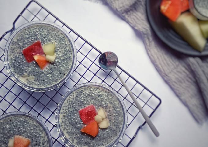 Chia-seed Pudding (with Soya)