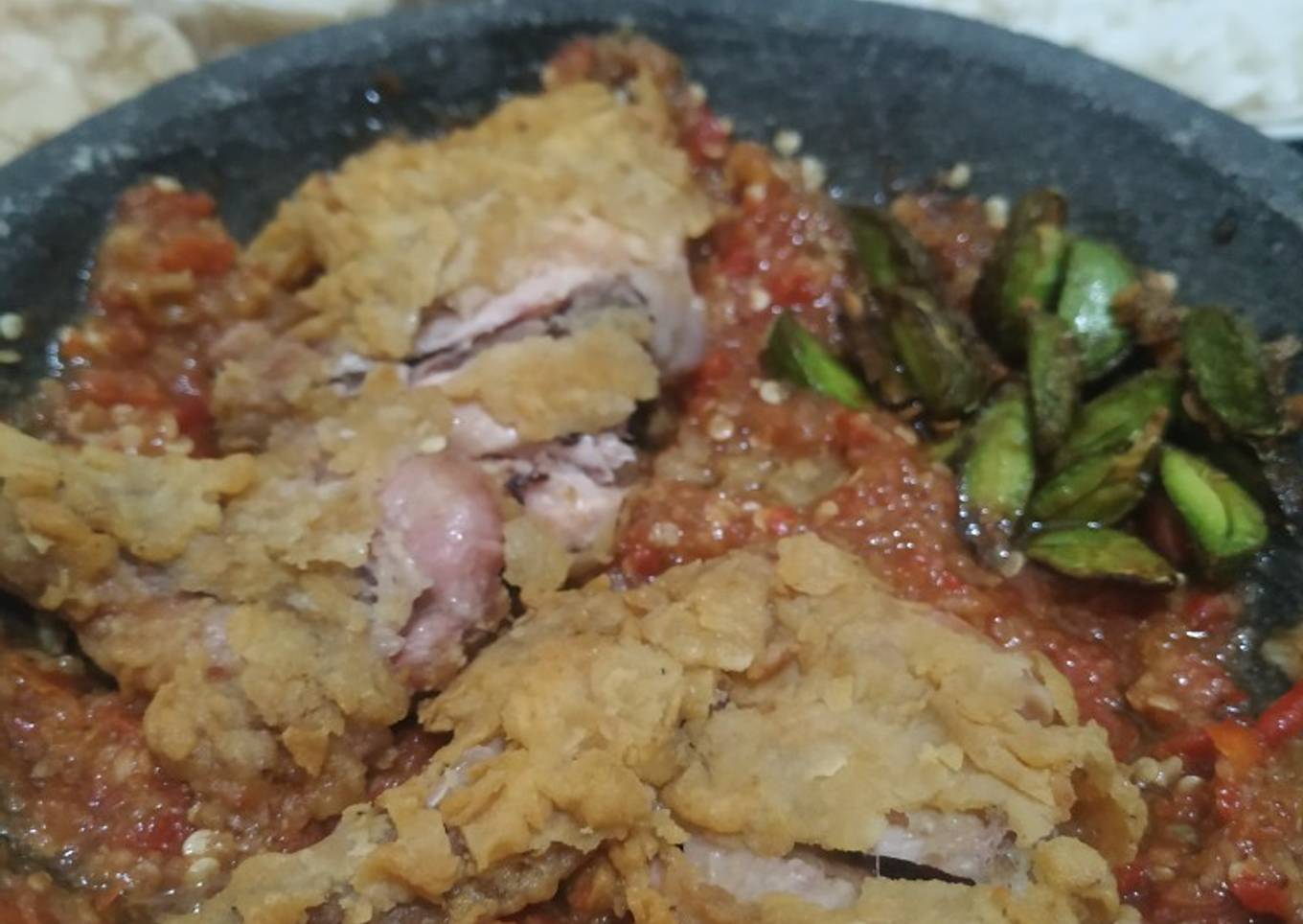 Ayam Geprek Sambel Bawang
