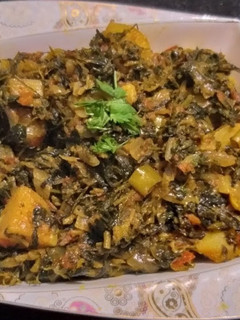 A picture of Aloo Methi ke Sabji.