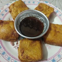 Aloo toast A picture of Aloo toast.
