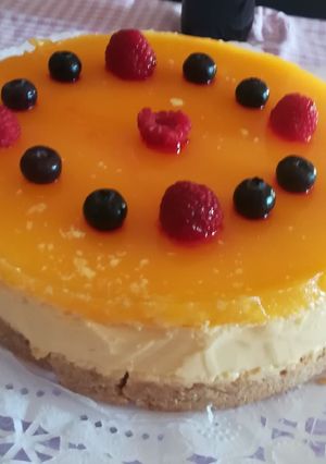 Una foto de Pastel de naranja natural