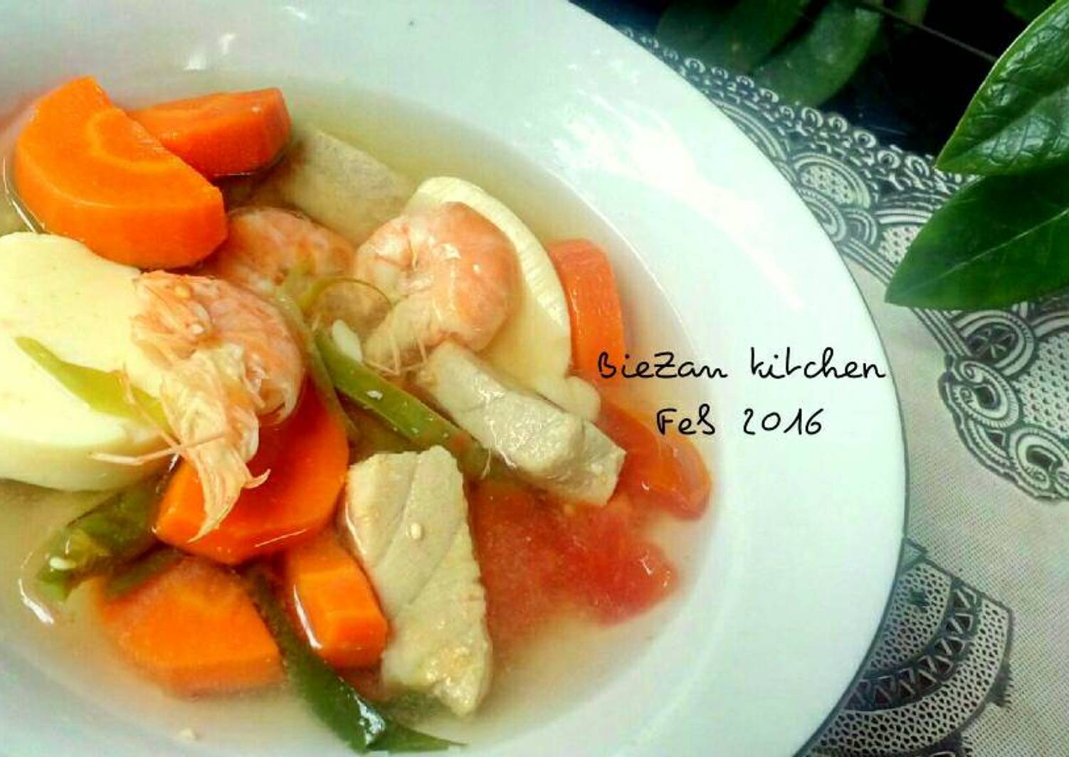 Resep Sup tofu dan seafood ala mamih oleh Fera Razfadien - Cookpad