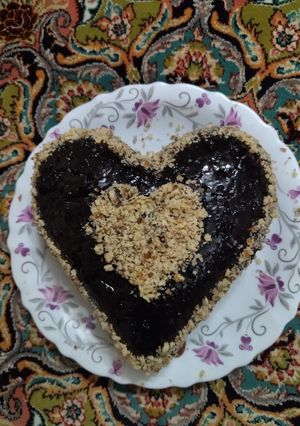 عکسی از دستور کیک خیس شکلاتی