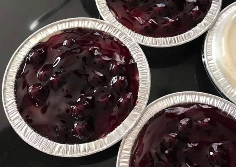 บลูเบอรี่ชีสพาย