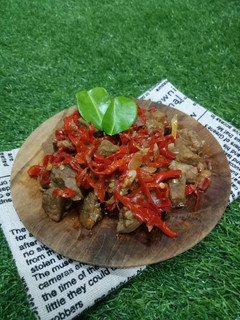 Foto resep Sambal goreng jamblang bumbu iris