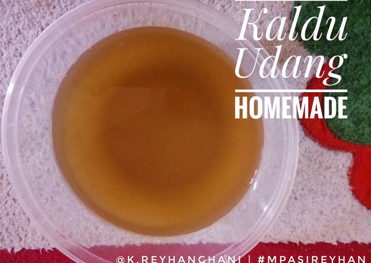 Resep Kaldu Udang homemade utk Mpasi, Lezat