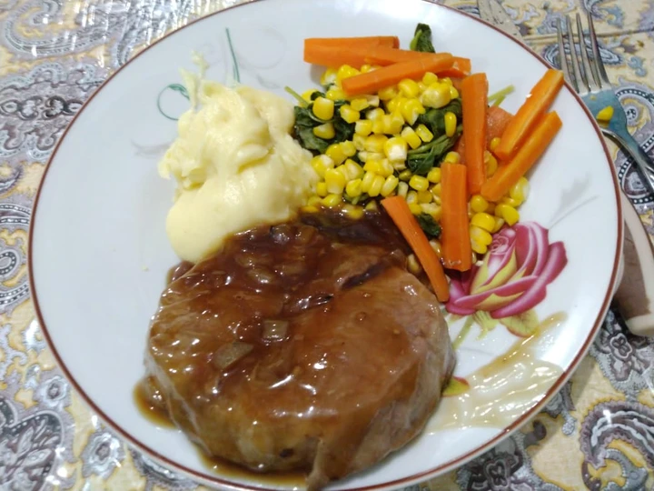 Cara Gampang Membikin Resep Wagyu Steak with mashed potato yang Menggugah Selera Anti Ribet, Lezat