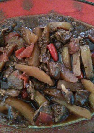 Foto resep Semur ati ampela kentang