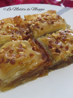 Una foto de Baklava de cacahuete