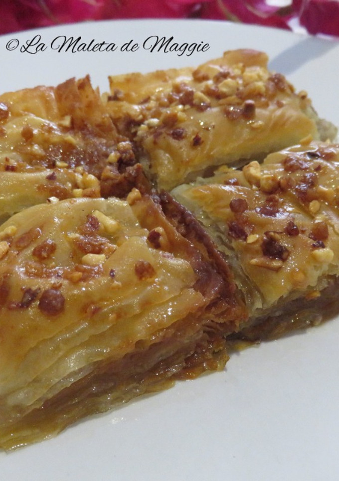 Una foto de Baklava de cacahuete