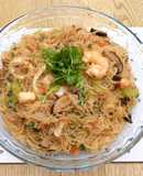 Taiwanese pan-fried mixed rice noodles with seafood